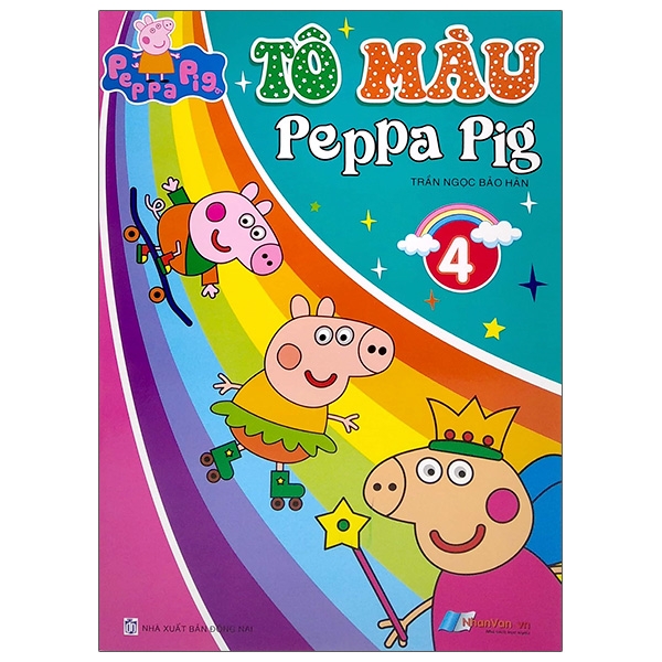 tô màu peppa pig - tập 4 (tái bản 2024)