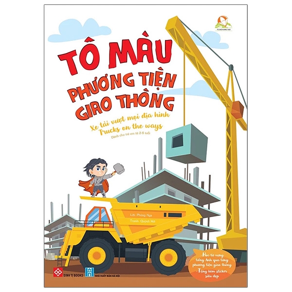 tô màu phương tiện giao thông - xe tải vượt mọi địa hình - trucks on the ways