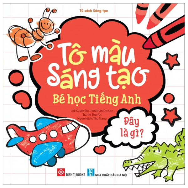 tô màu sáng tạo - bé học tiếng anh - đây là gì?