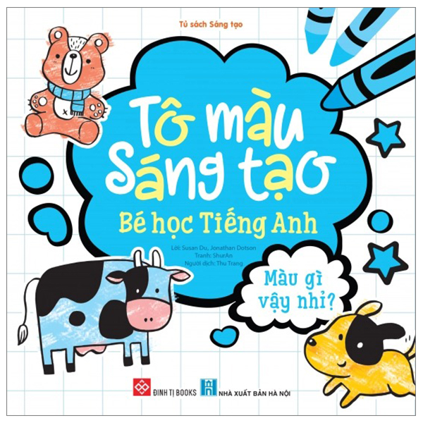 tô màu sáng tạo - bé học tiếng anh - màu gì vậy nhỉ?