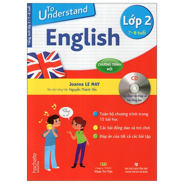 to understand english - lớp 2 (7-8 tuổi) (kèm cd)