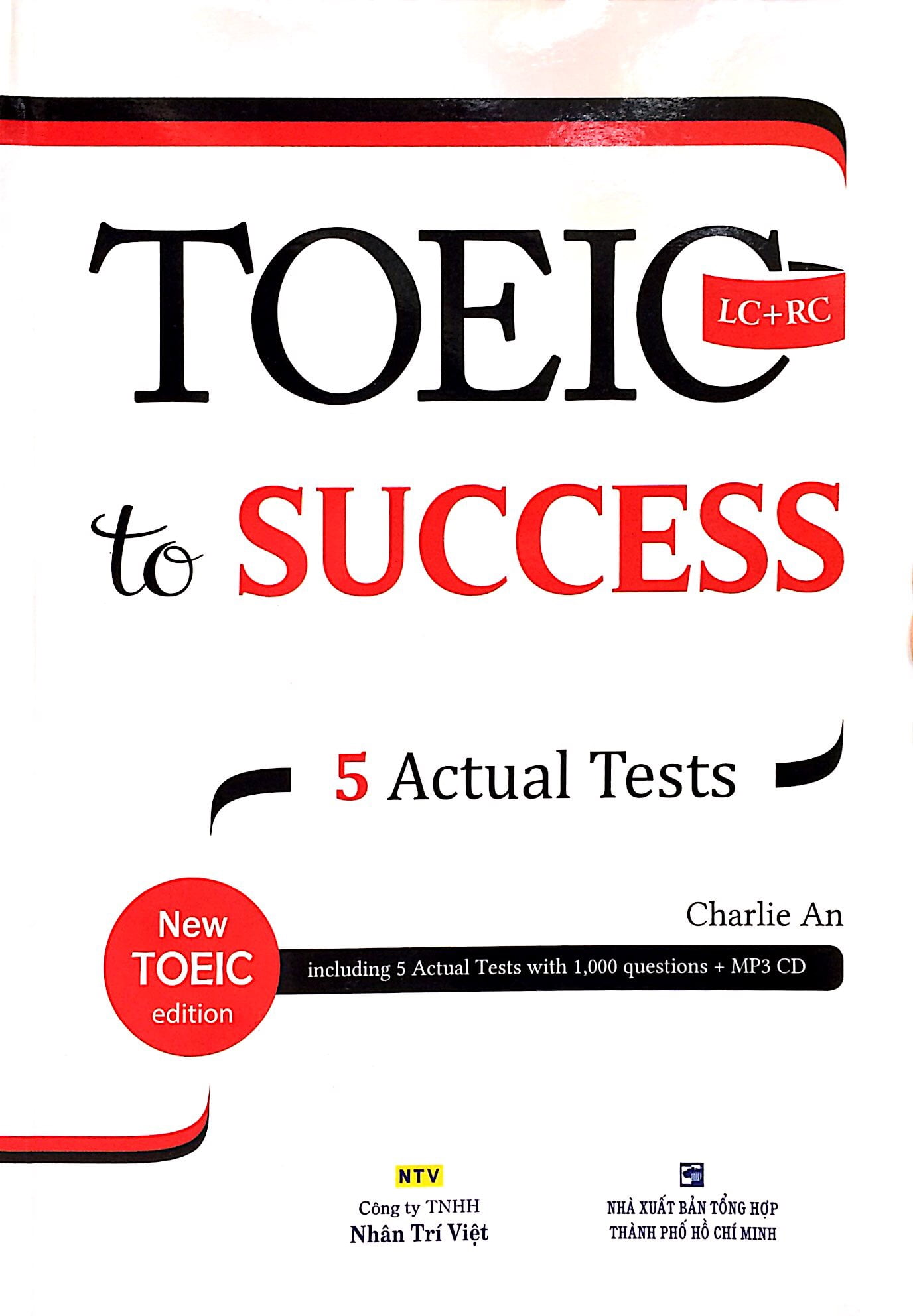 toeic to success (lc+rc)_5 actual tests (+cd)