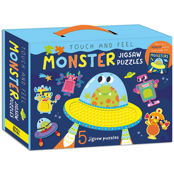 touch and feel - monster jigsaw puzzles