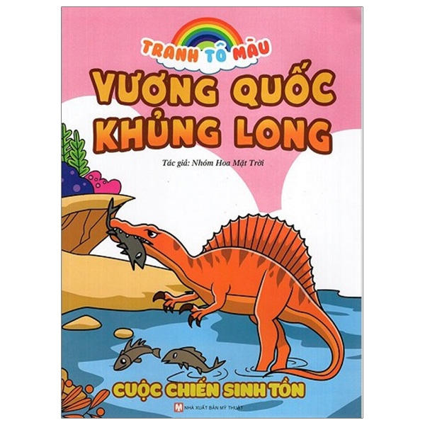 tranh tô màu vương quốc khủng long - cuộc chiến sinh tồn