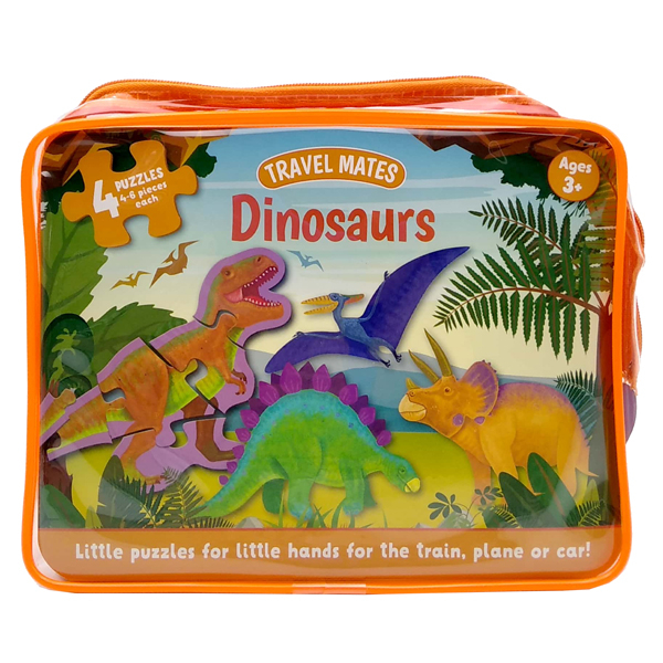 travel mates jigsaws in bag: dinosaur