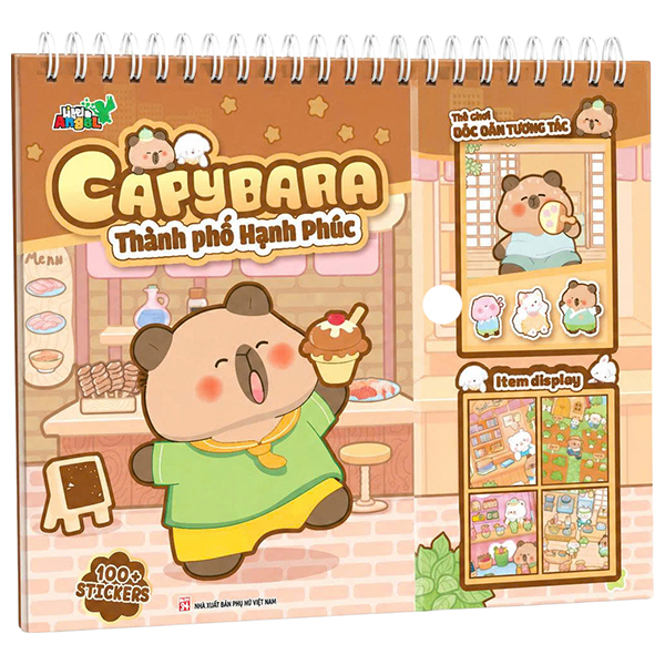 Trò Chơi Bóc Dán Tương Tác - Capy Bara - Thành Phố Hạnh Phúc