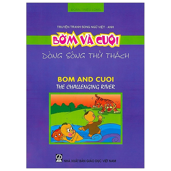 truyện tranh song ngữ việt - anh: bờm và cuội - dòng sông thử thách