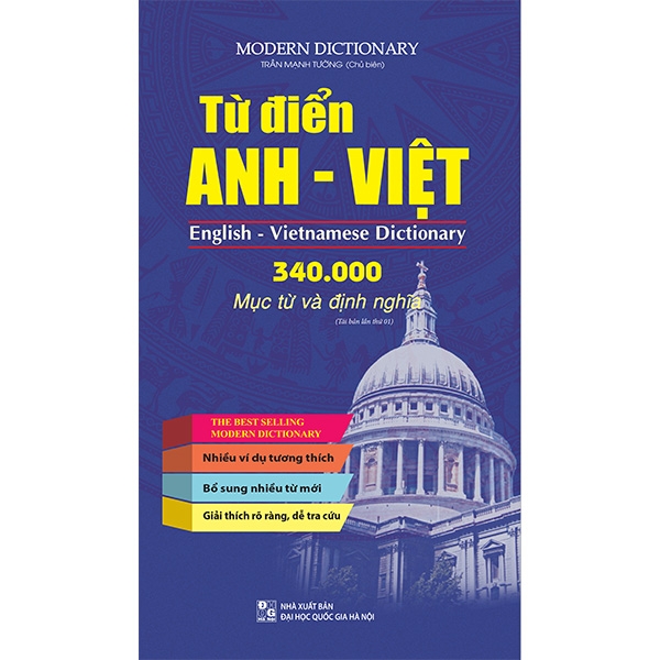 từ điển anh-việt - 340.000 mục từ và định nghĩa (tái bản 2024)