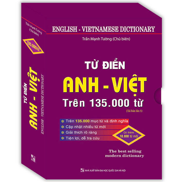 từ điển anh việt trên 135.000 từ (tái bản 2025)