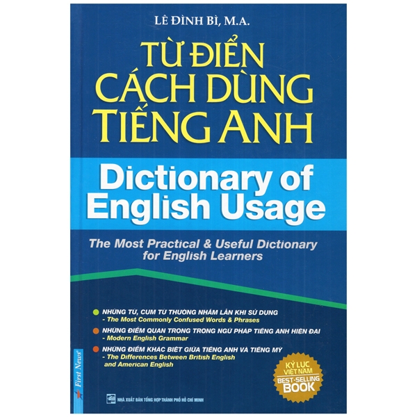 từ điển cách dùng tiếng anh