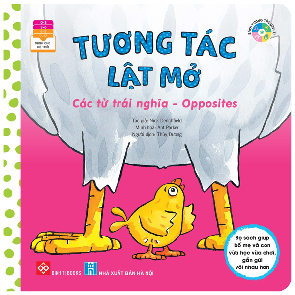 tương tác lật mở - các từ trái nghĩa - opposites