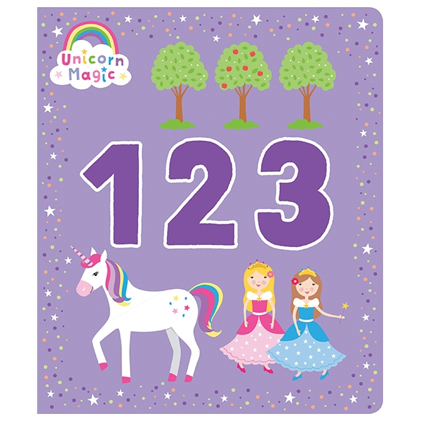 unicorn magic board book: 123