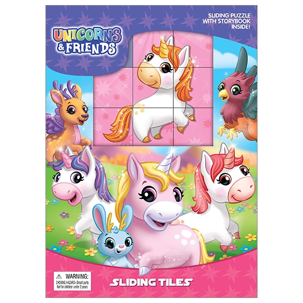 unicorns & friends sliding sliding tiles