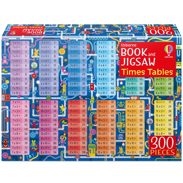 usborne book and jigsaw times tables