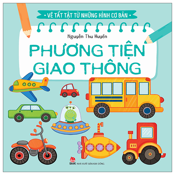 vẽ tất tật từ những hình cơ bản - phương tiện giao thông