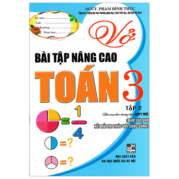 vở bài tập nâng cao toán 3 - tập 2 (kết nối)