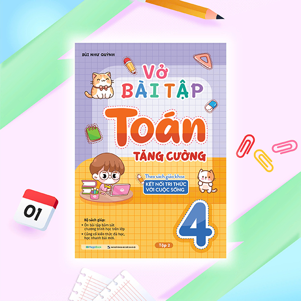 vở bài tập toán tăng cường lớp 4 - tập 2 (theo sách giáo khoa kết nối tri thức với cuộc sống)