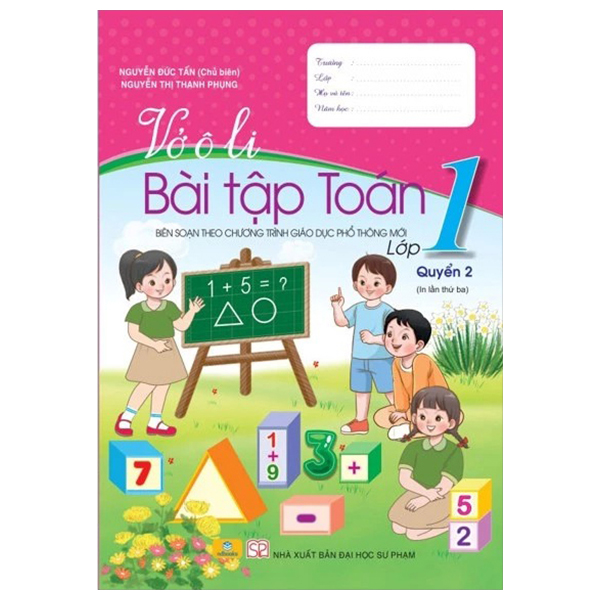 vở ô li bài tập toán 1 quyển 2