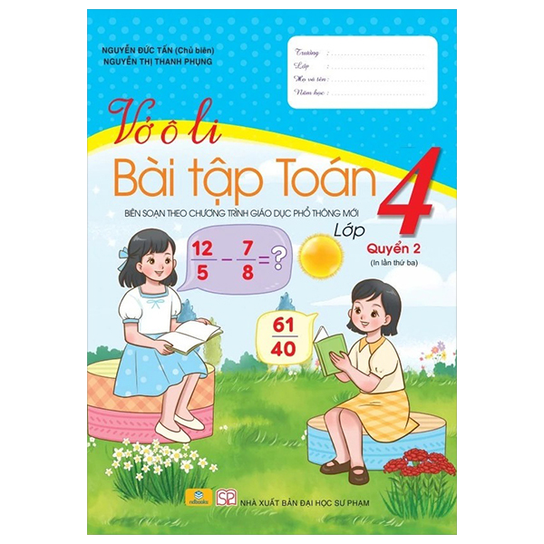 vở ô li bài tập toán 4 - quyển 2
