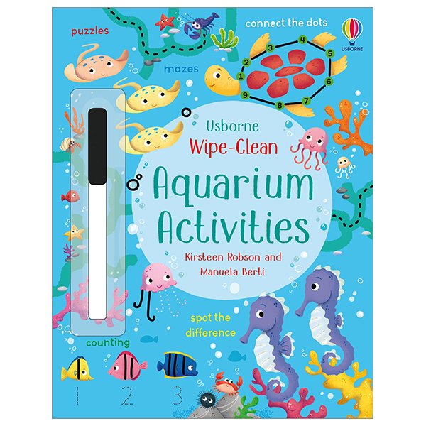 wipe-clean aquarium activities