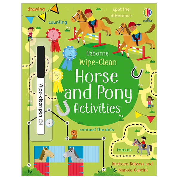 wipe-clean horse and pony activities