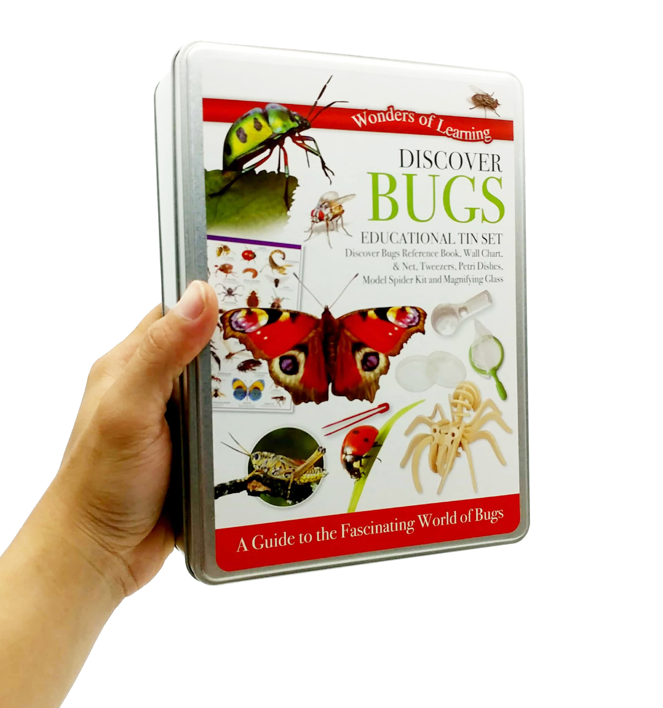 wonders of learning: discover bugs educational tin set