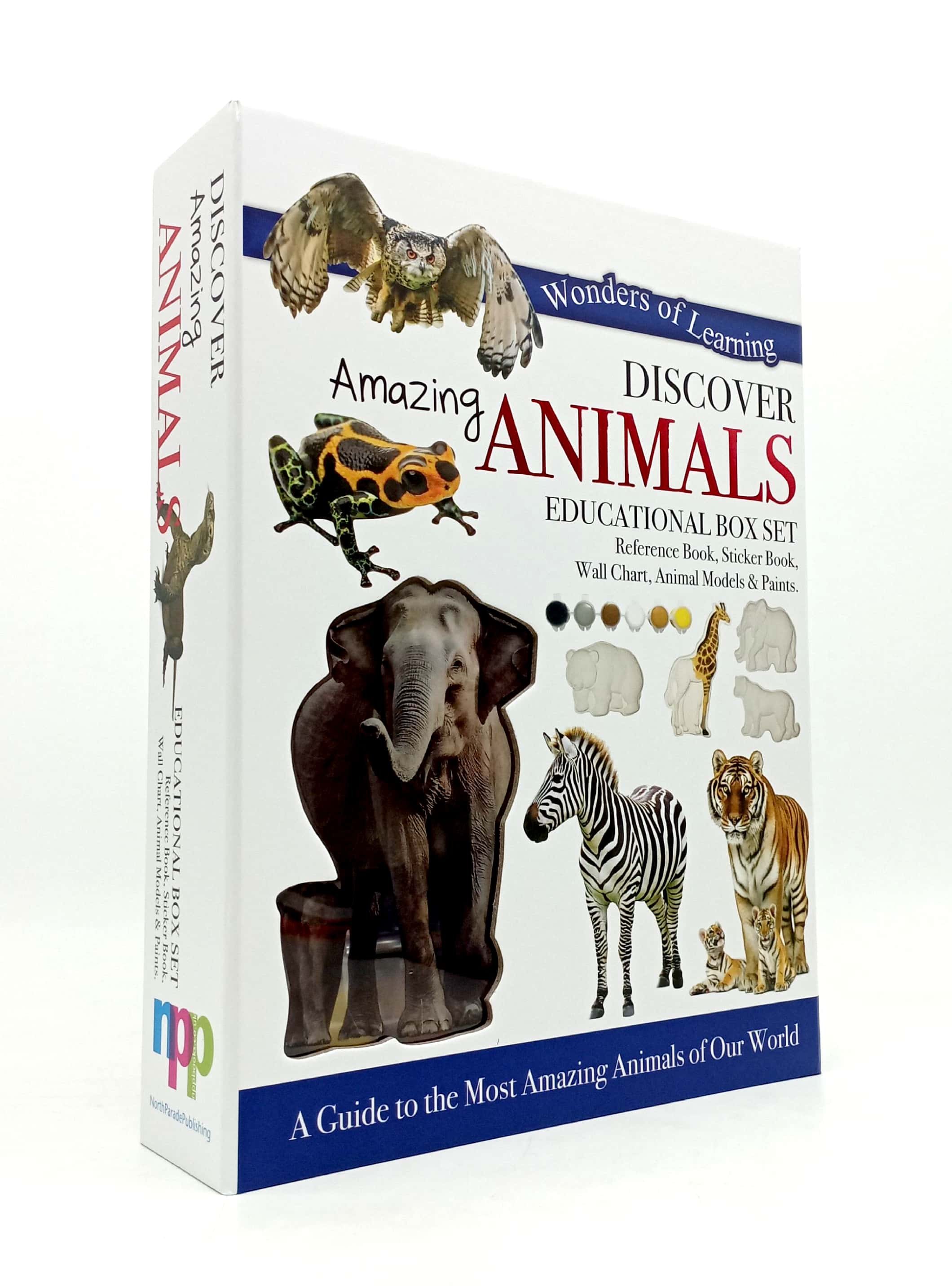 wonders of learning - educational box set - amazing animals