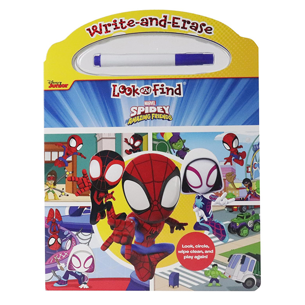 Write And Erase Look And Find - Marvel Spidey And His Amazing Friends